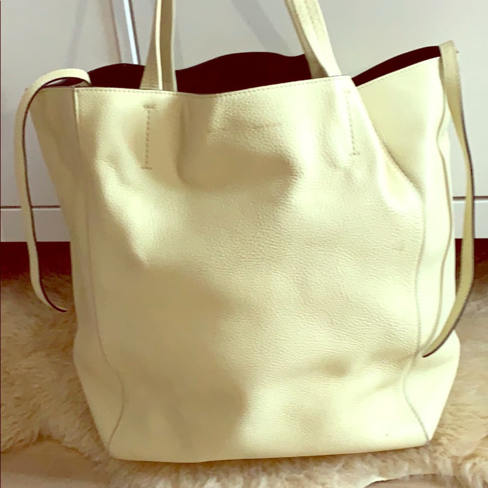 Celine calfskin Leather Cabas Phantom Bag